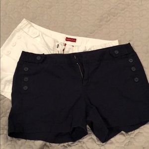 2 pairs of Merona shorts.
